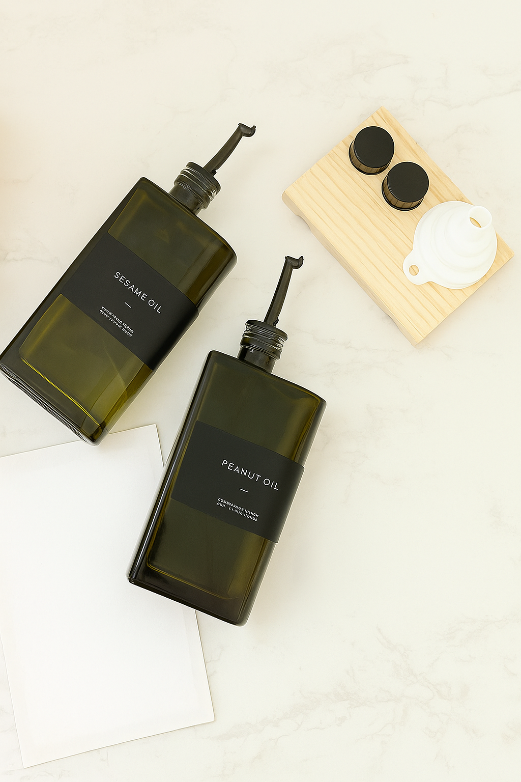 Olive Oil Dispenser Glass Bottle