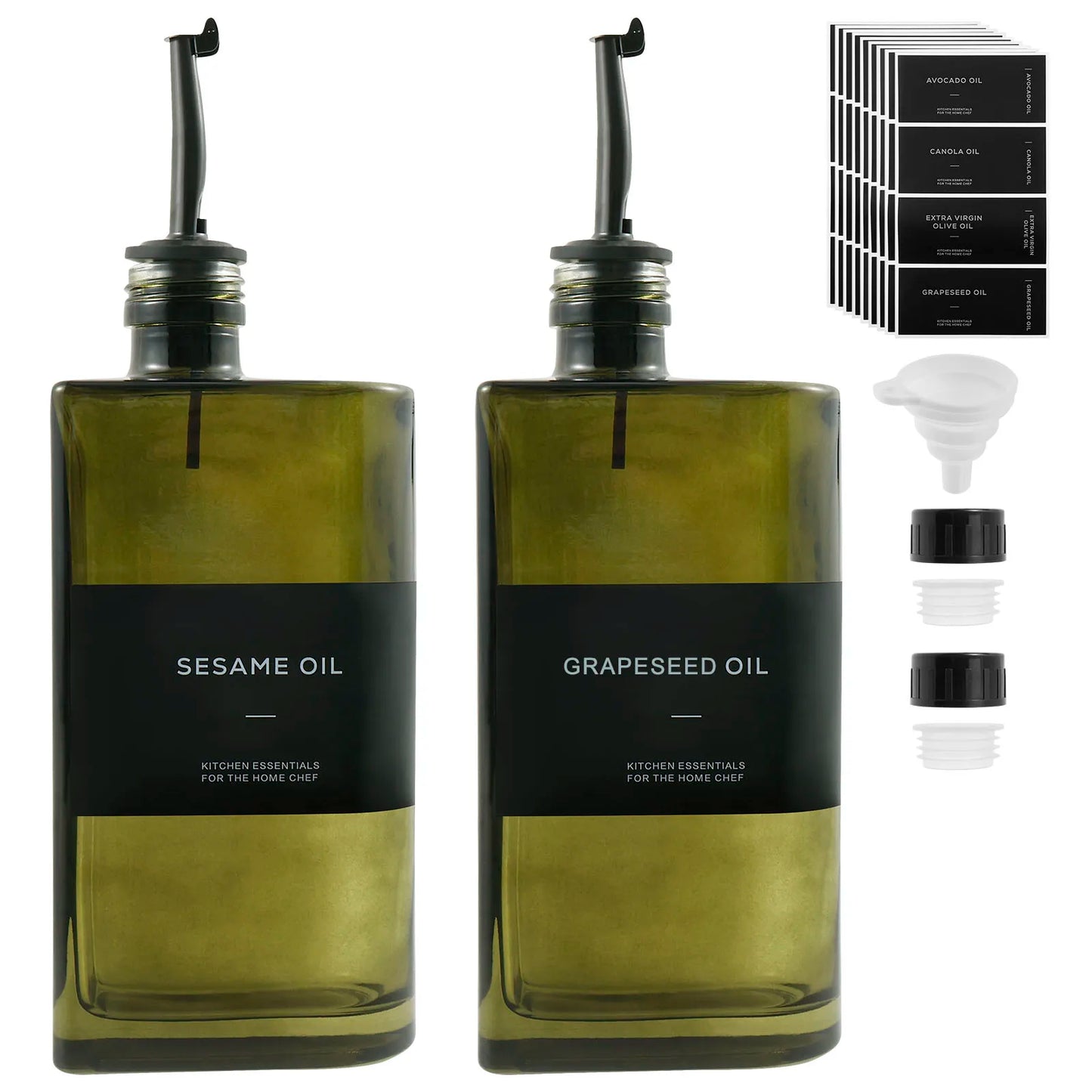 Olive Oil Dispenser Glass Bottle