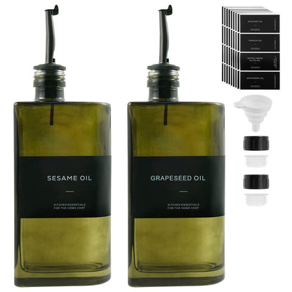 Olive Oil Dispenser Glass Bottle
