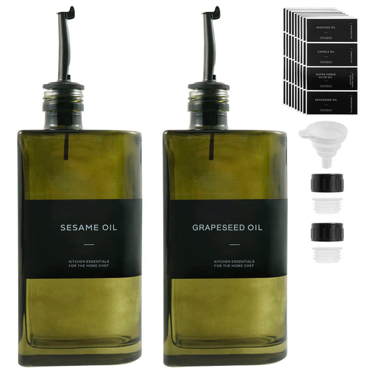 Olive Oil Dispenser Glass Bottle